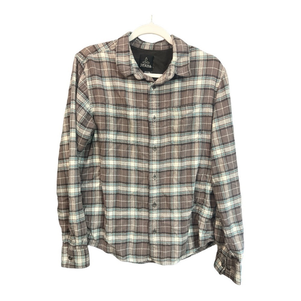 Prana Organic Cotton Men’s Flannel Size‎ Medium MA1